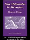 Easy Mathematics for Biologists
